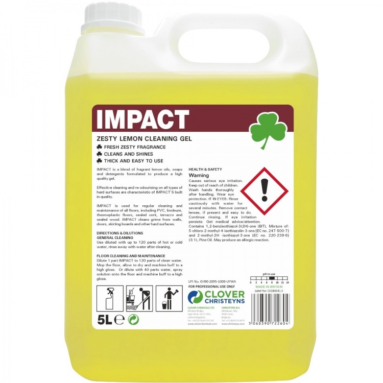 Clover Chemicals Impact Lemon Floor Gel (111)